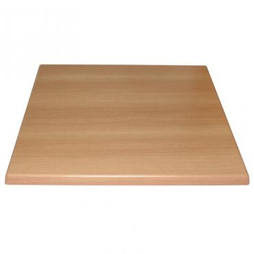 Bolero GG634 Square Table Top Beech 600mm