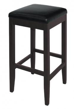 GG648 Bolero Faux Leather High Bar Stools Black (Pack of 2)