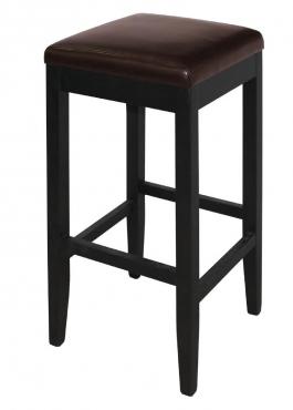 GG649 Bolero Faux Leather High Bar Stools Dark Brown (Pack of 2)