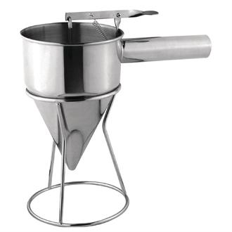 GG759 Vogue Stainless Steel Piston Funnel 1.3ltr