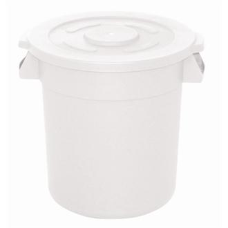 GG793 Vogue White Round Container Bin Large