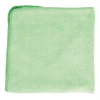 Rubbermaid GH007 Pro Microfibre Cloth Green (Pack of 12)