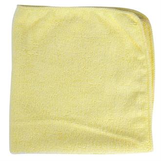 Rubbermaid GH008 Pro Microfibre Cloth Yellow (Pack of 12)