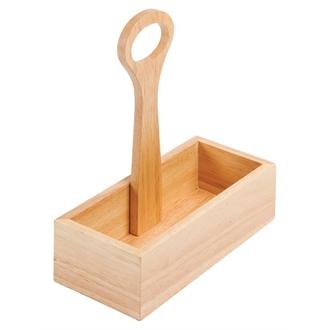 GH309 Olympia Wooden Condiment Bucket with Handle
