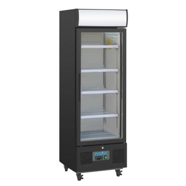 Polar GH426 G-Series Upright Display Fridge 218Ltr Black