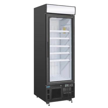 Polar GH428 G-Series Upright Display Freezer 412Ltr Black