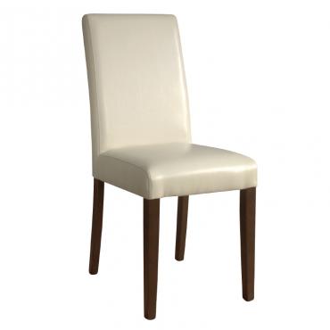 GH444 Bolero Faux Leather Dining Chairs Cream (Pack of 2)