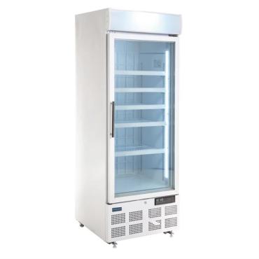 Polar GH506 G-Series Upright Display Freezer 412Ltr White