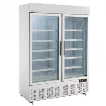Polar GH507 G-Series Upright Display Freezer 920Ltr White 