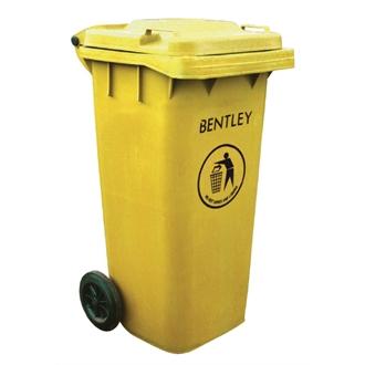 GH873 Wheelie Bin Yellow 120Ltr