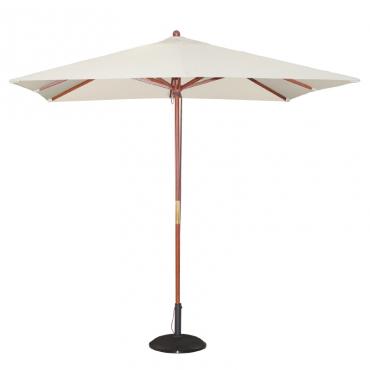 GH988 Bolero Square Pulley Parasol 2.5m Wide Cream 