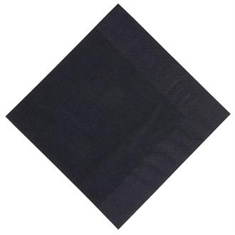 GJ113 Duni Dinner Napkin 400mm Black x 1000