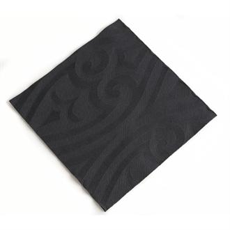 GJ129 Duni Elegance Napkin 480mm Black x 240