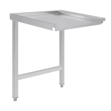 Vogue GJ534 Pass Through Dishwash Table Right 600mm