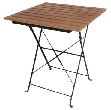 Bolero GJ765 Faux Wood Bistro Table Square 600mm