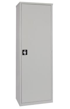 GJ782 Storage Locker Grey 3 Shelves Grey