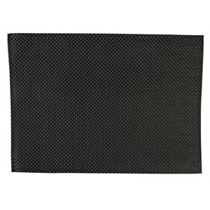 APS PVC Placemat - Black (Pack of Six)- GJ992