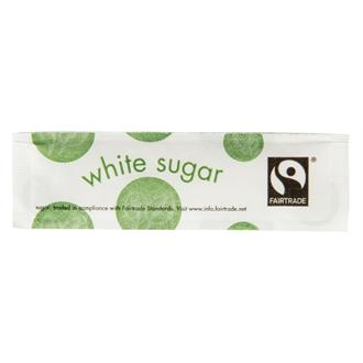 GK100 Vegware Fairtade White Sugar Sticks x 1000