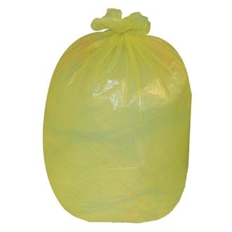 GK684 Jantex Bin Bags Yellow Pack of 200