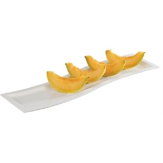 GK827 APS Wave Melamine Platter White GN 2/4