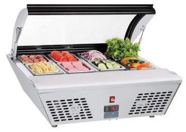 Polar GL178 G-Series Countertop Prep Fridge 4 x 1/3GN 