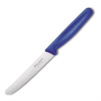 GL269 Victorinox Blue Serrated Tomato Knife 11cm