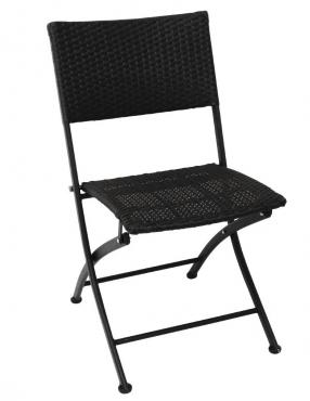 GL303 Bolero PE Wicker Folding Chairs (Pack of 2)