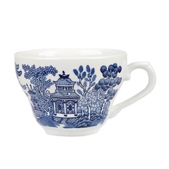 GL470 Churchill Vintage Prints Willow Georgian Teacup Blue 200ml