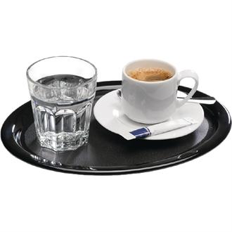 GL622 APS Melamine Serving Tray Black 10in