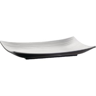 GL641 APS Dual Tone Curved Rectangular Platter 11in