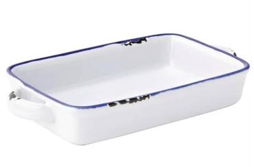Utopia GM077 Avebury Blue Small Rectangular Dishes 175mm (12 Pack)