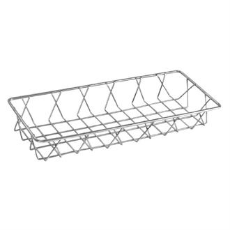 GM220 Olympia St/St Wire Display Basket 350 x 150 x 50mm