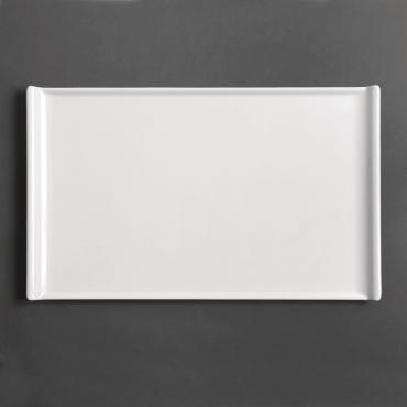 Kristallon GM283 Melamine Platter White 300 x 250mm.