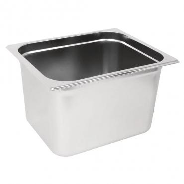 Vogue Stainless Steel Gastronorm 2/3 Pan 200mm Deep - GM315