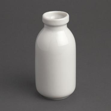 Olympia GM368 White Mini Milk Bottle 145ml - Pack of 12