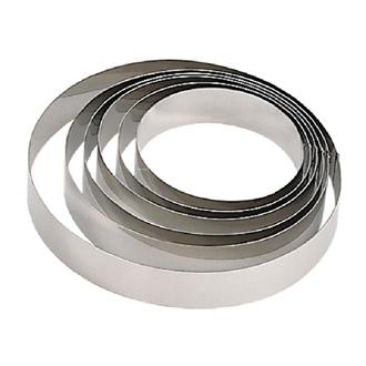 GM374 De Buyer Stainless Steel Mousse Ring 240 x 60mm