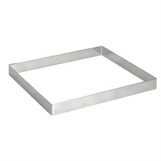 GM387 De Buyer Stainless Steel Square Ring 200mm x 20mm