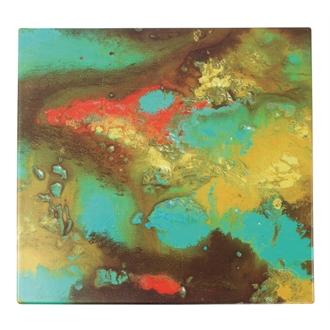 GM411 Werzalit Square Table Top Esmeralda 700mm