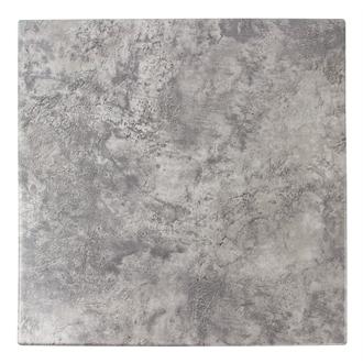 GM422 Werzalit Square Table Top Concrete 600mm