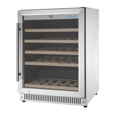 Polar GM627 G-Series Stainless Steel Wine Fridge 47 Bottle