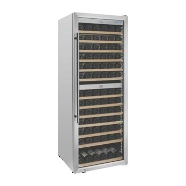 Polar GM628 G-Series Dual Zone Wine Fridge Stainless Steel 109 Bottle