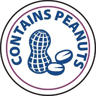 Vogue GM803 Peanuts Allergen Label 