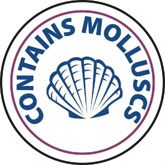 Vogue GM812 Molluscs Allergen Label 