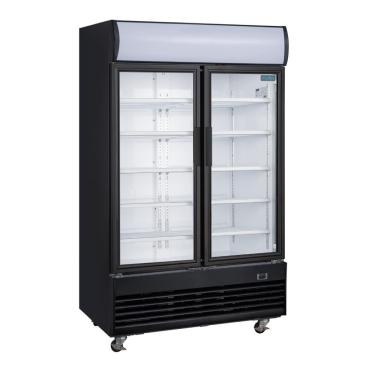 Polar GM813 G-Series Upright Hinged Door Display Fridge with Light Box 