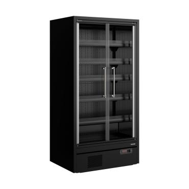 Tefcold Galaxy+ GP10FGD Black Multideck with Doors.