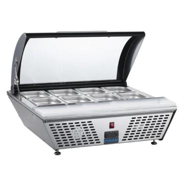 Polar GP293 G-Series Energy Efficient Countertop Prep Fridge 4x GN 1/3 