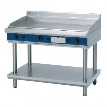 Blue Seal GP518-LS 1200mm Heavy Duty Gas Griddle - Leg Stand