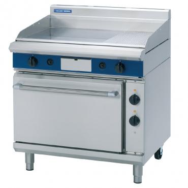Blue Seal GPE506 Electric Static Oven With Gas Griddle - Natural Gas