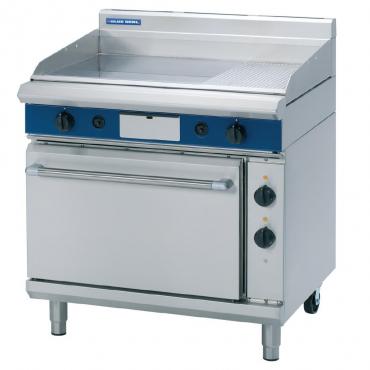 Blue Seal GPE506 Electric Static Oven With Gas Griddle - LPG