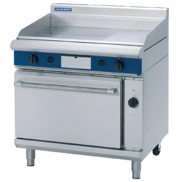 Blue Seal GPE56 Electric Convection Oven With Gas Griddle - LPG